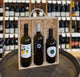 Trio : Italian Vino Bianco Selection in Wooden Gift Box