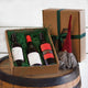 Trio : Malbec Lover's No.2 Selection in Kraft Gift Box with green ribbon