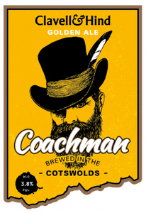 Clavell & Hind Coachman Golden Ale 500ml bottle x 12
