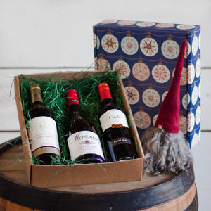 Trio : Pinot Noir Lover's No.3 Selection in Christmas Bauble Gift Box