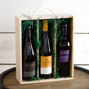Trio : Portuguese Lover's Selection in Wooden Gift Box