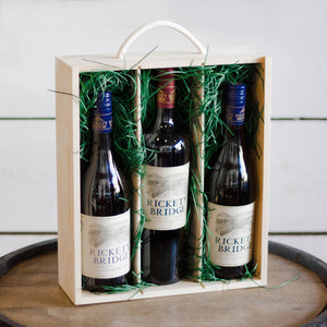 Trio : Rickety Bridge, South Africa Selection in Wooden Gift Box
