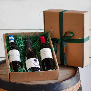 Trio : Spanish Lover's Trio in Kraft Gift Box with green ribbon