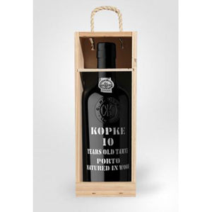 Kopke 10 Year Old Tawny Port Half Bottle In Wooden Gift Box 37.5cl